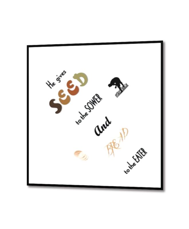 [Seed-to-The-Sower]- Inspirational Wall Decor Item