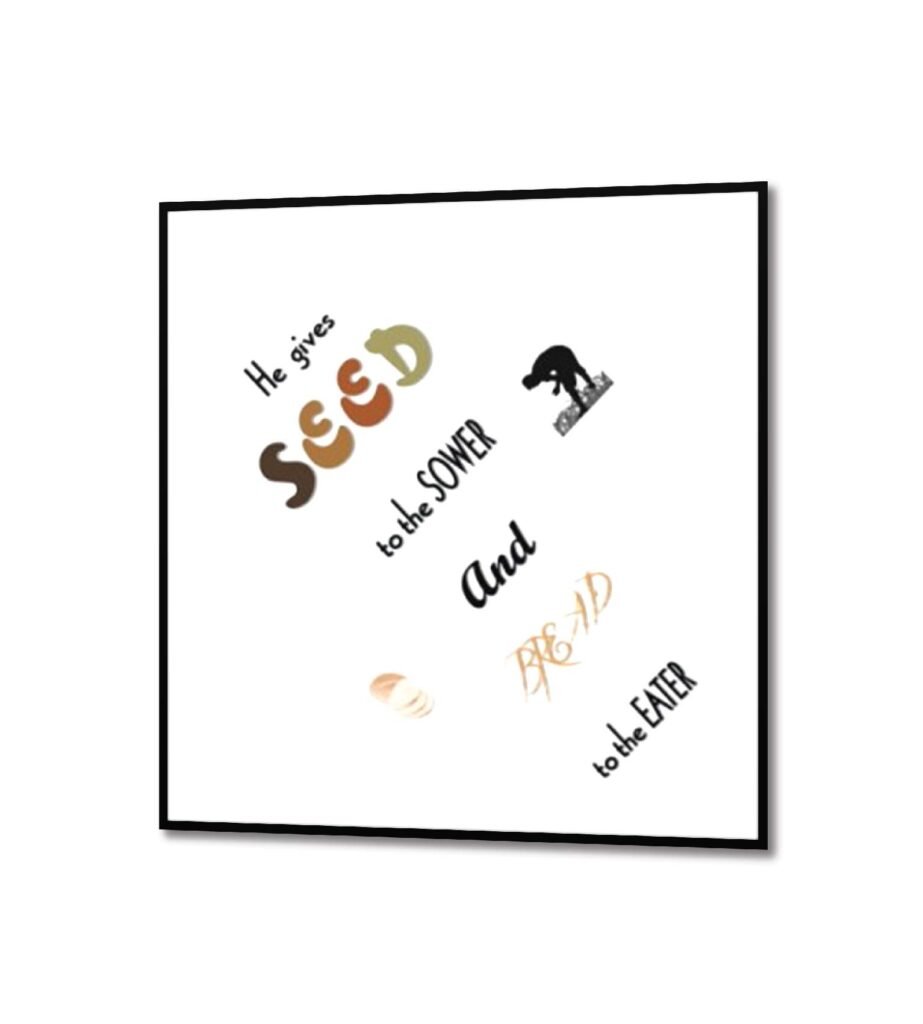 [Seed-to-The-Sower]- Inspirational Wall Decor Item