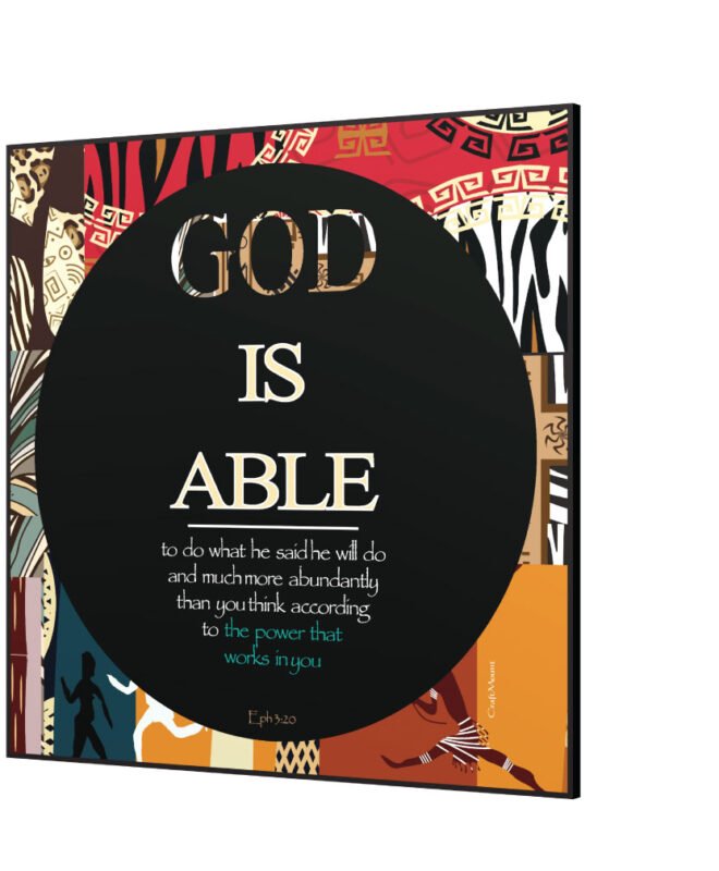 GOD IS ABLE- Inspirational Wall Decor Item