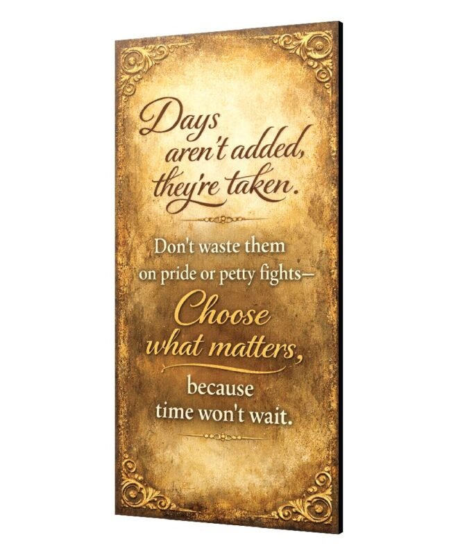 [Days]- Inspirational Wall Décor Item