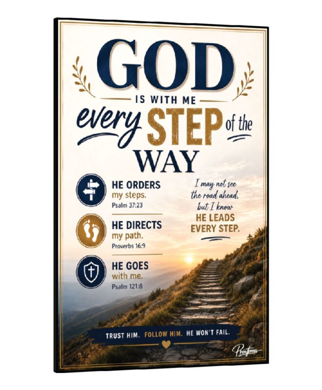 [ Each Step]- Inspirational Wall Décor Item