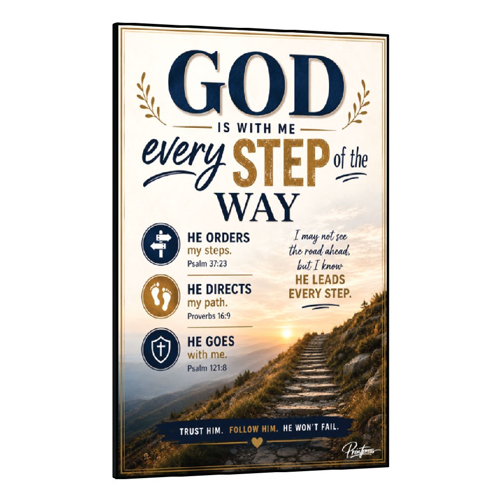 [ Each Step]- Inspirational Wall Décor Item