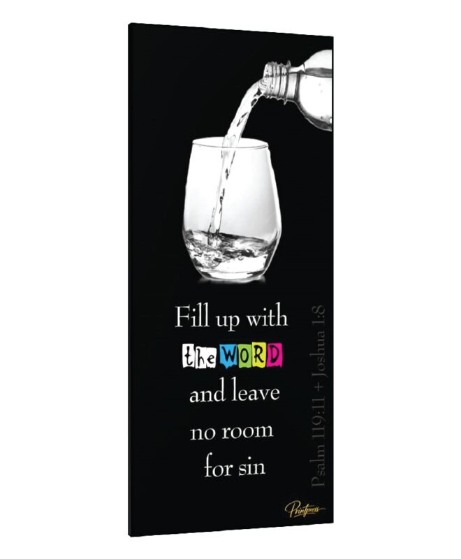 [ Fill Up ]- Inspirational Wall Décor Item