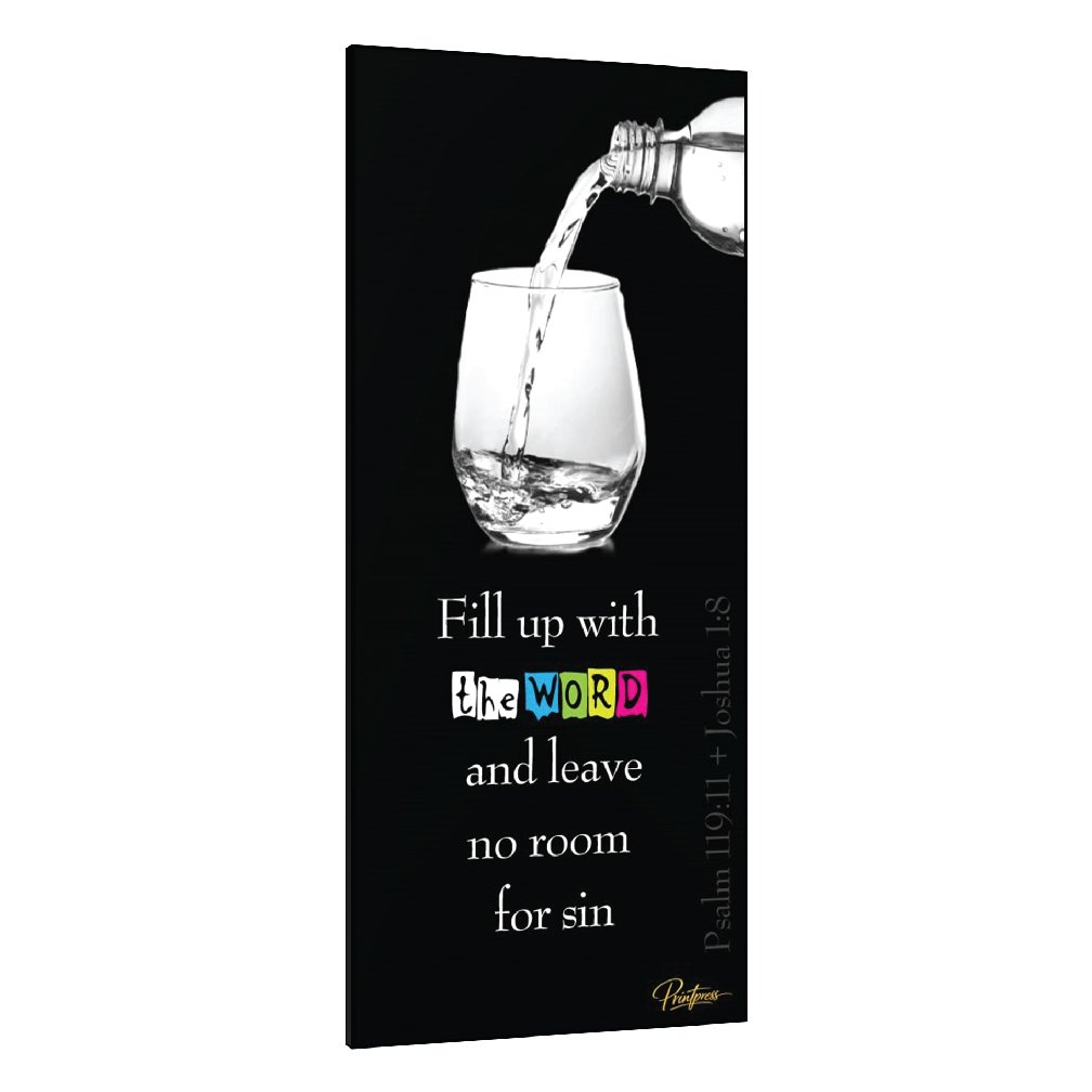 [ Fill Up ]- Inspirational Wall Décor Item