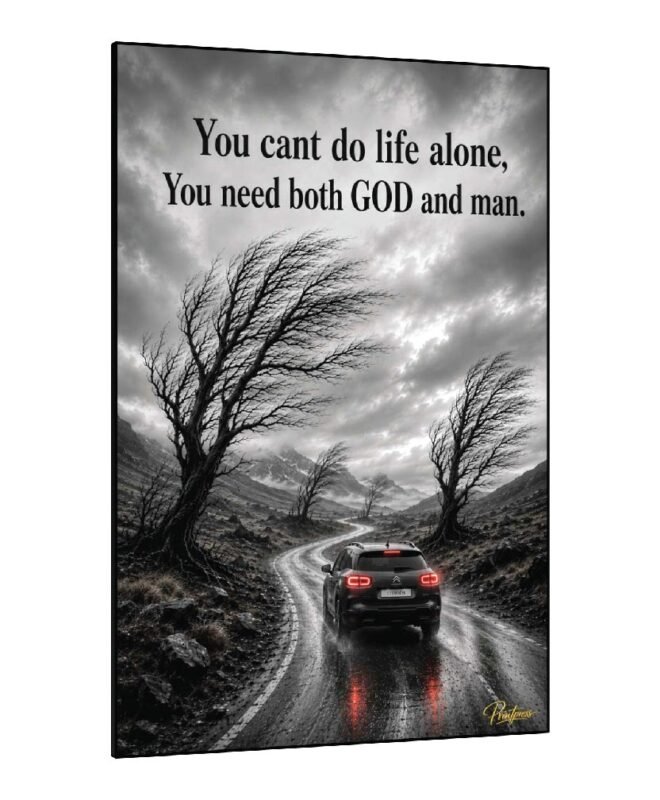 [God and Man]- Inspirational Wall Décor Item