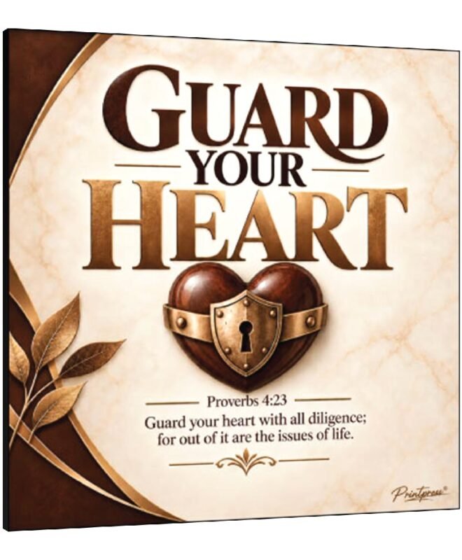 [Guard-your-Heart ]- Inspirational Wall Décor Item