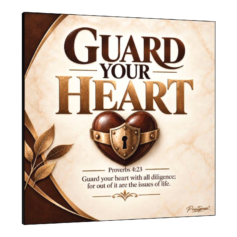 [Guard-your-Heart ]- Inspirational Wall Décor Item