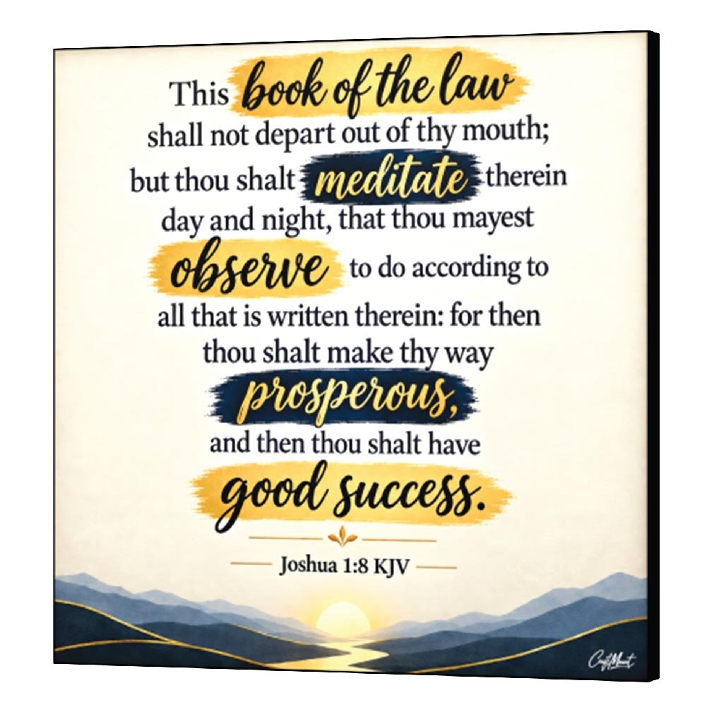 [ Joshual ]- Inspirational Wall Décor Item