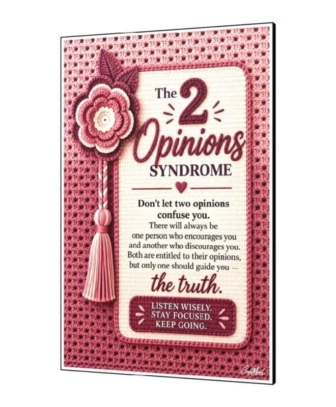 [Opinions ]- Inspirational Wall Décor Item