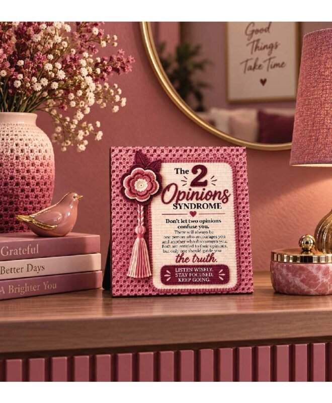 [Opinions ]- Inspirational Wall Décor Item