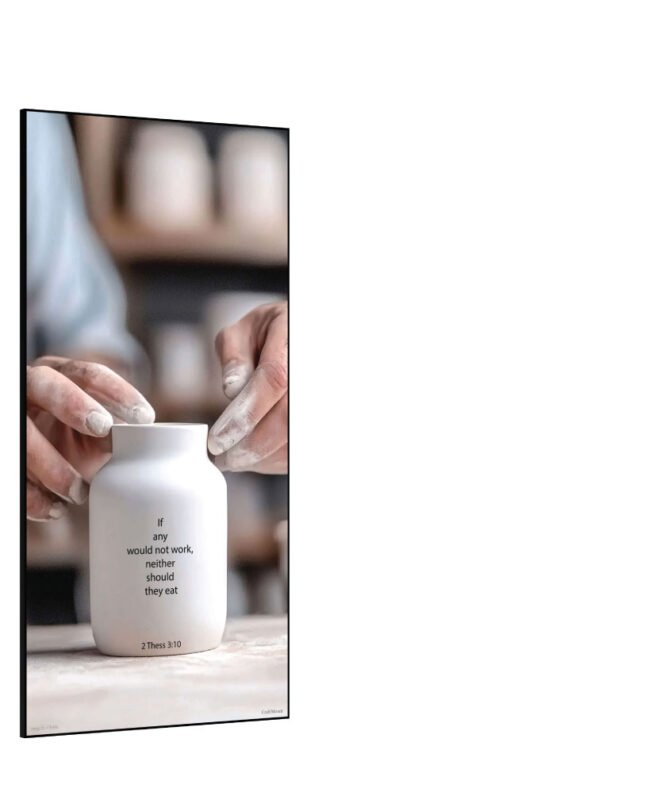 [2Thess 3:10] - Inspirational Wall Decor Item