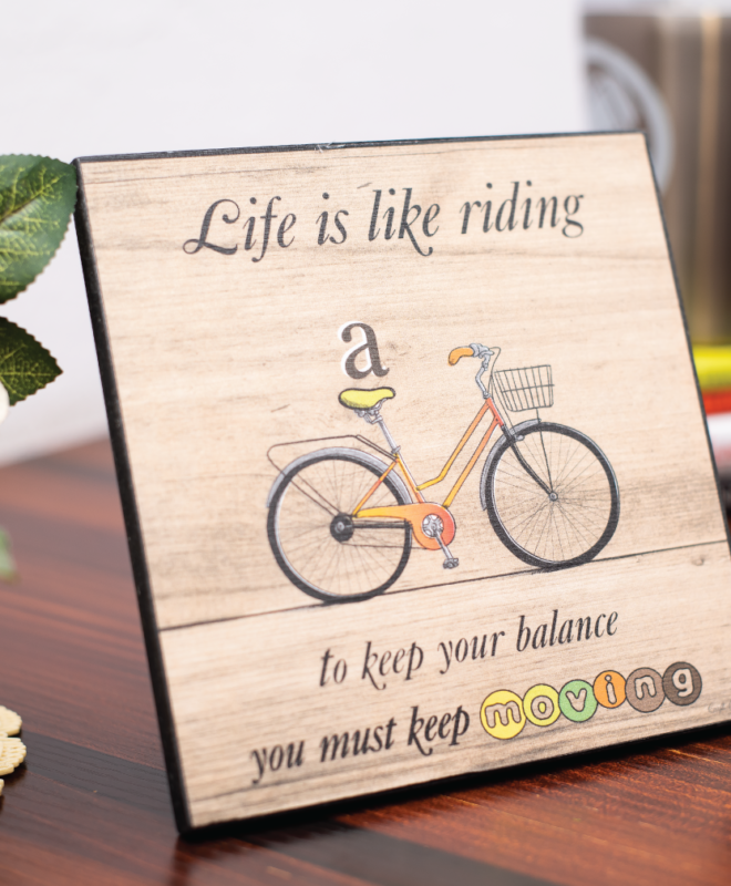 Bicycle - Inspirational Wall Decor Item