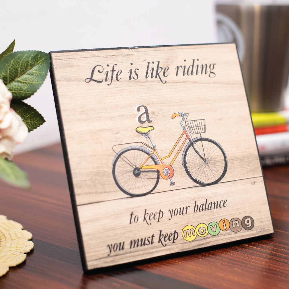 Bicycle - Inspirational Wall Decor Item