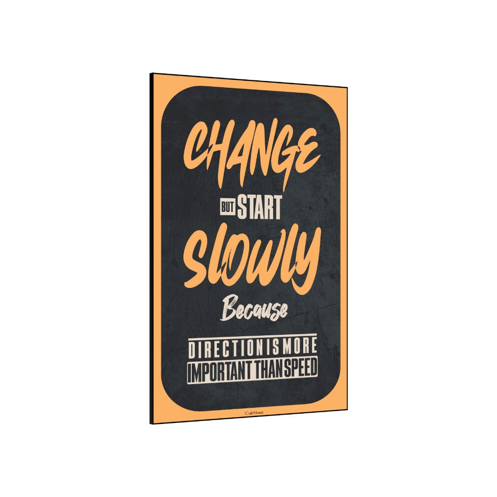 [Change] - Inspirational Wall Decor Item
