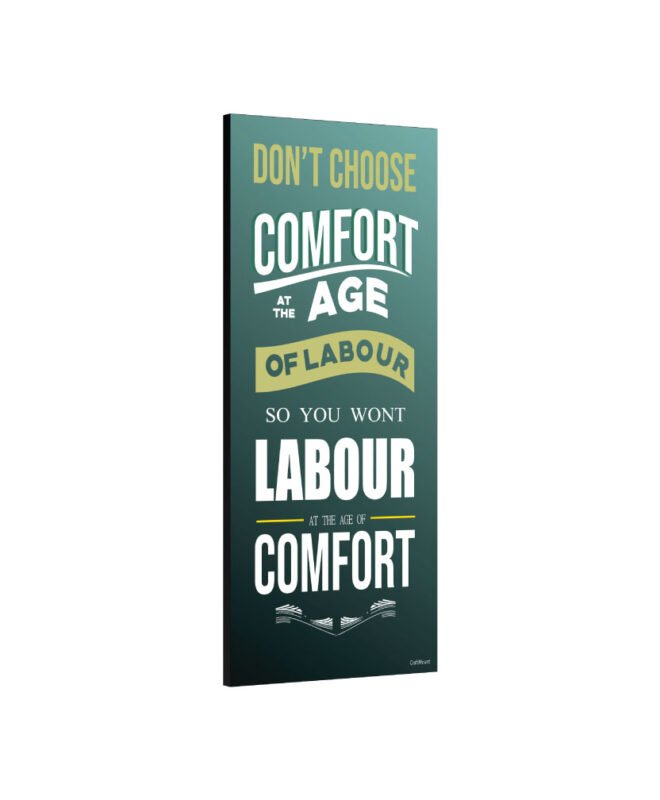 [ Comfort and Labor ]- Inspirational Wall Décor Item