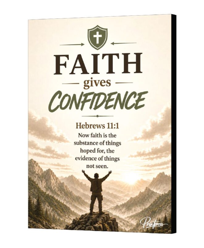 [Confidence]- Inspirational Wall Décor Item