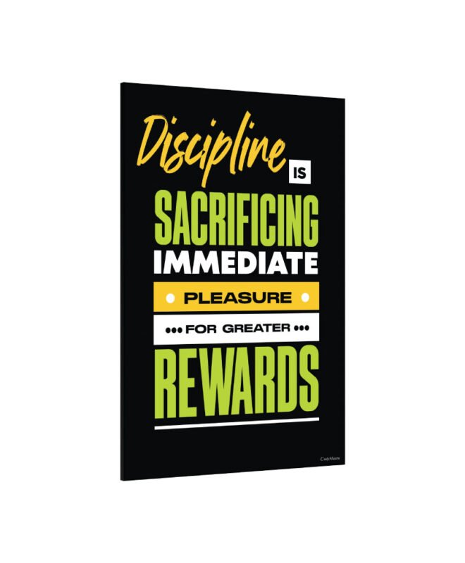 [Discipline] - Inspirational Wall Decor Item