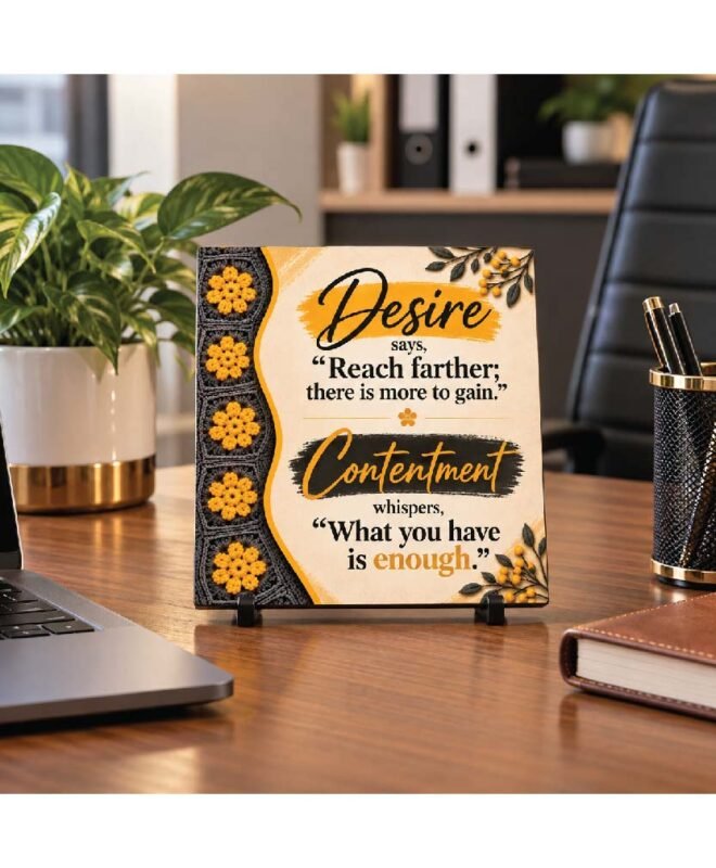 [Enough ]- Inspirational Wall Décor Item