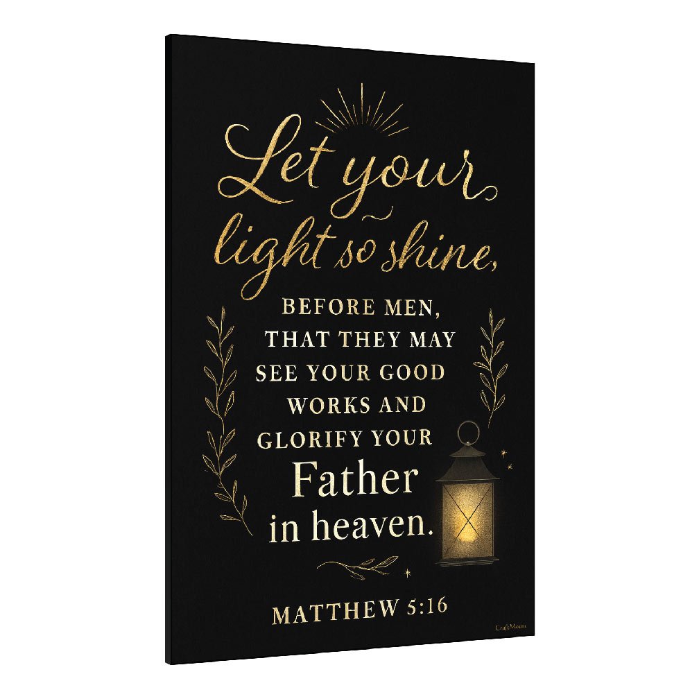 Let your Light]- Inspirational Wall Décor Item