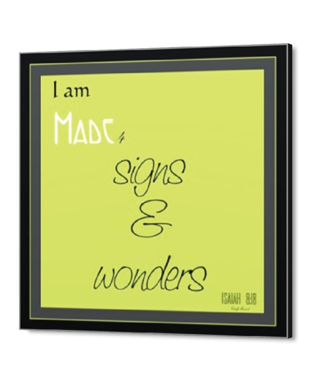 [Signs and Wonders] - Inspirational Wall Decor Item