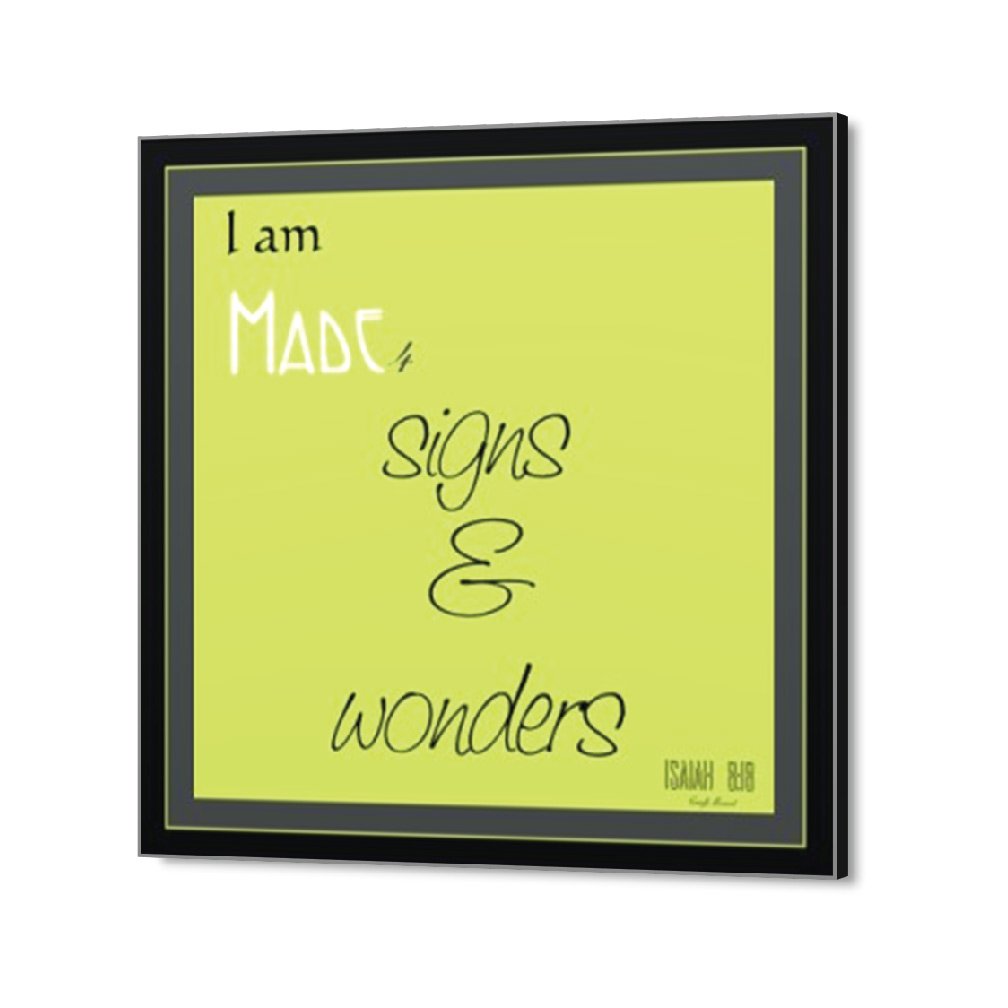 [Signs and Wonders] - Inspirational Wall Decor Item