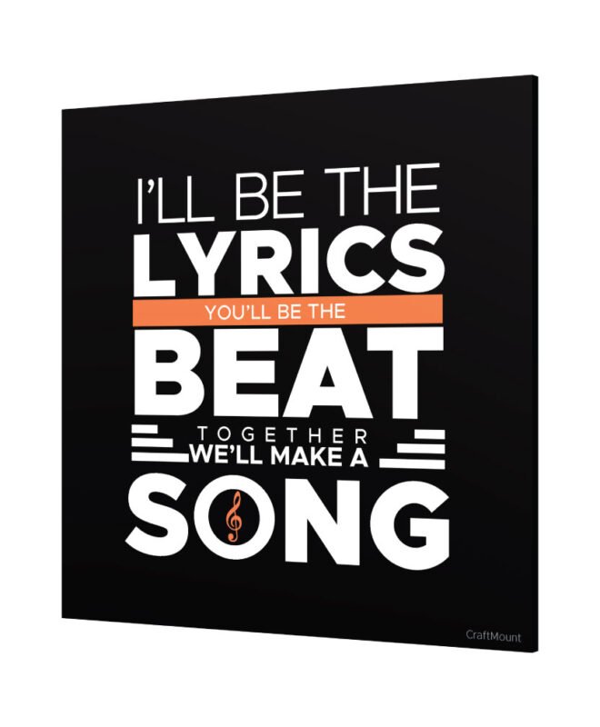 [Song]- Inspirational Wall Decor Item