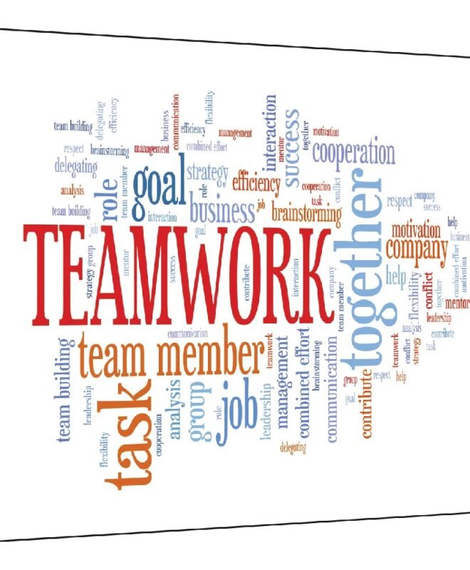 [Team Work WC]- Inspirational Wall Decor Item