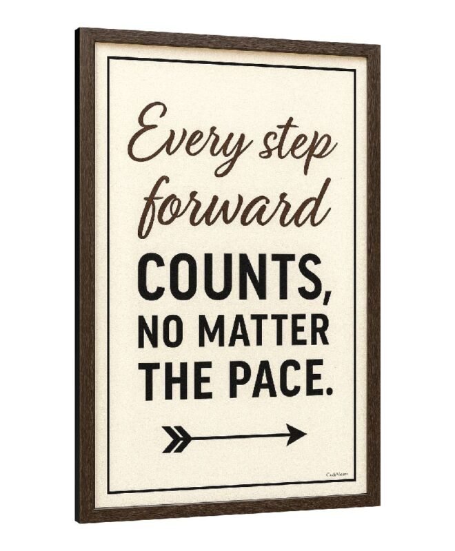 [The Pace]- Inspirational Wall Décor Item